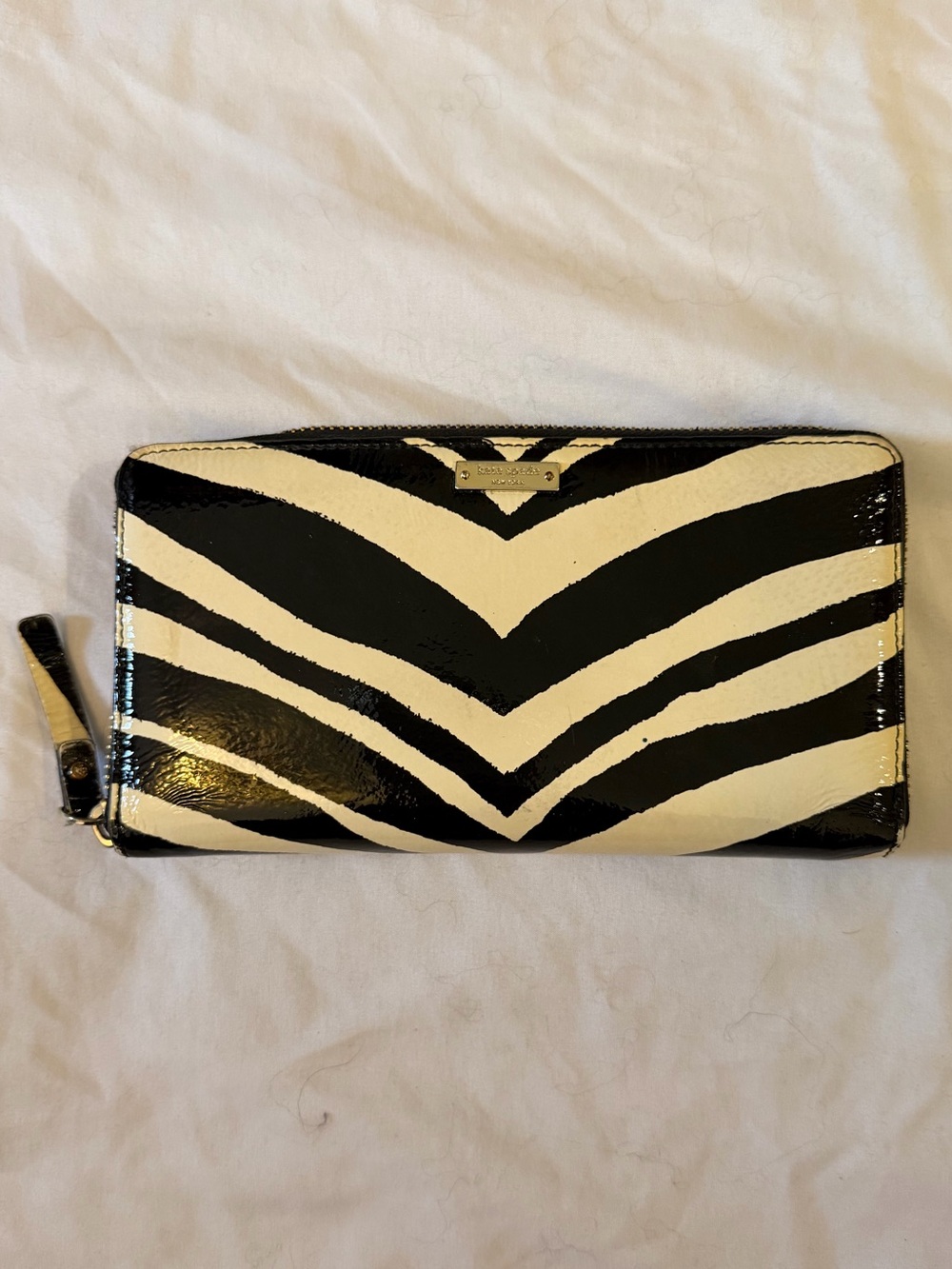 Kate Spade Black & White Zebra Wallet
